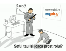 Sef care isi joaca prost rolul.
